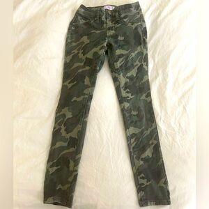 Girls Camo jeans size 8